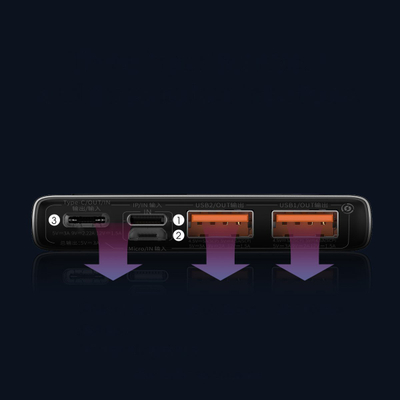 Powerbank Baseus Adaman, 10000mAh, karikim portativ, i zi