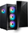 Kutia e kompjuterit XPG LANDER 500, ATX MATX Mini ITX, 4 flladitëse ARGB 120 mm, e zezë