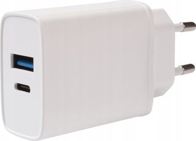 Karikues rrjeti Vivanco Super Fast Charger, 20W, 2 porta USB, i bardhë