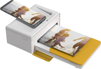 Printer fotosh Kodak Dock Plus 4PASS, 10x15cm, me 10 fletë, i verdhë e bardhë