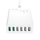 Karikues 6x USB Blitzwolf BW-S15, QC 3.0, 60 W (i bardhë)