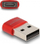 Adapter USB DeLOCK USB 2.0, USB-A mashkull në USB-C femër, i kuq