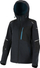 Xhaketë softshell për femra Lahti Pro L40947, me kapuç, masa M, e zezë me turquoise