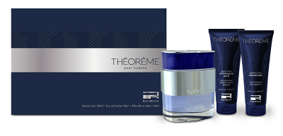Set kozmetik Rue Broca Theoreme Pour Homme, EDP 90 ml + xhel dushi 100 ml + balsam pas rrojёs 100 ml