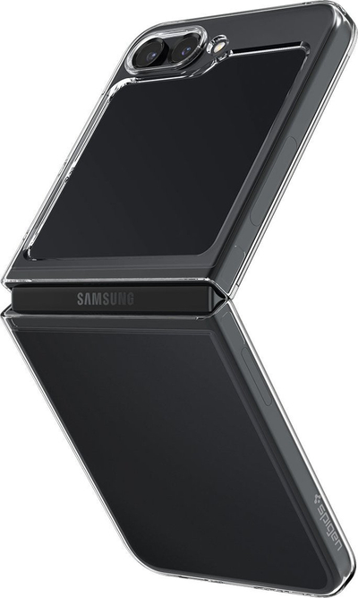Mbrojtëse telefoni Spigen Air Skin për Galaxy Z Flip5, shum e hollë, transparente, e tejdukshme