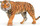 Figurinë lodër PAPO Wild Animal Kingdom Tiger, PVC, shumëngjyrëshe