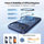 Mbulesë telefoni Torras Ostand Pro Series për iPhone 17 Pro dhe 17 Pro Max, blu