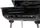Grill me qymyr Garden Grill BBQ, 40x45 cm, me kapak edhe rrota