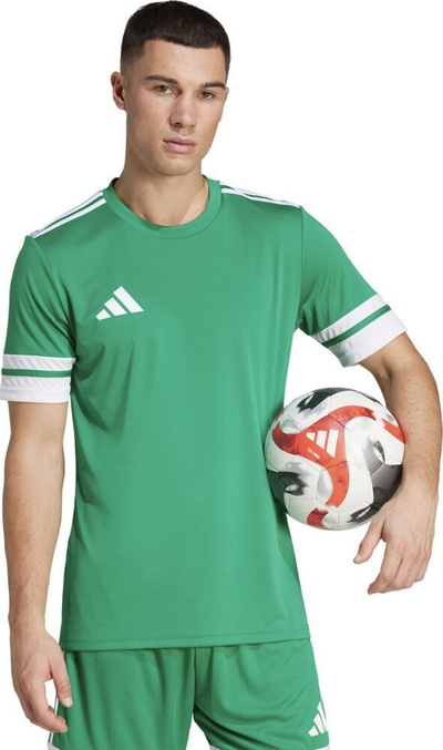 Bluzë sportive Adidas Squadra 25 M, Aeroready, për burra, e bardhë