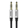 Kabllo audio Baseus Yiven M30, Jack 3.5mm në Jack 3.5mm, 1m, i zi