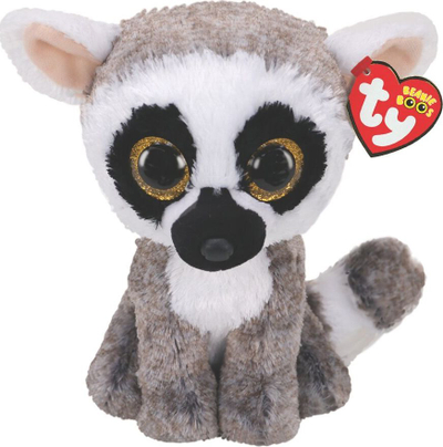 Lodër për fëmijë MGA Ty Beanie Boos Linus, Lemur 15cm
