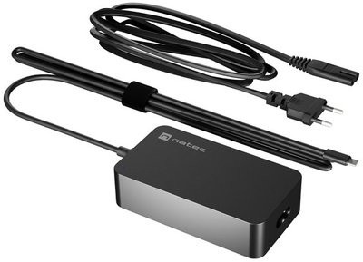 Karikues energjie NATEC NZU-2361, 65W, USB C, i zi