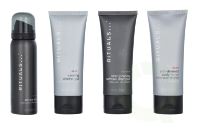 Set për trup & flokë Rituals Homme Invigo rating Treat, Shkumë për dush, 50ml + Shampo, 70ml + Xhel për dush, 70ml, + Losion për trup, 70ml