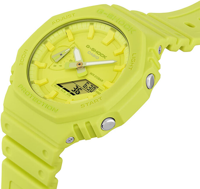 Orë dore për meshkuj Casio G-SHOCK Tone-on-Tone, e verdhë