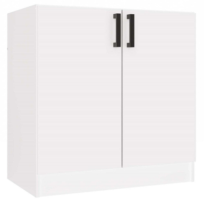 Komodë e poshtme kuzhine Katia D-80, 80cm, matte, e bardhë