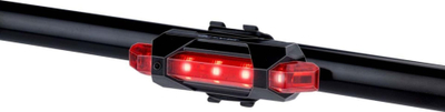 Set drita biçiklete Dunlop 473758, LED, karikim USB, IP44