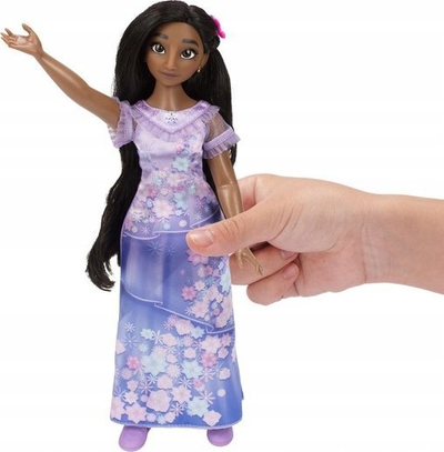 Kukull Disney Encanto Isabela, 11", fustan me lule, livando
