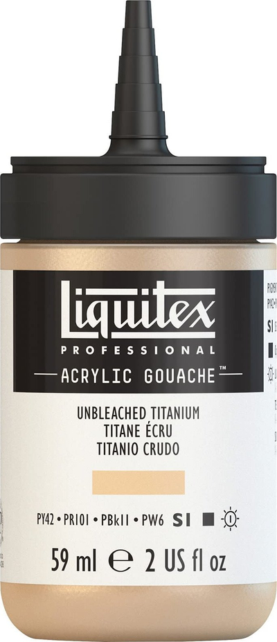 Bojë akrilike Liquitex Acrylic Gouache, 59ml, Unbleached Titanium, bezhë
