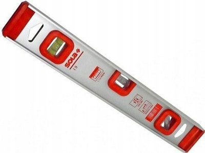 Nivel alumini Sola I5 40, I-beam, 40cm, argjendt