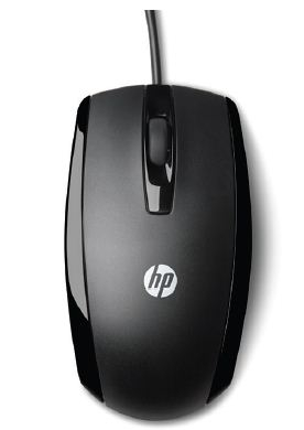 Maus me kabllo HP X500, optik, USB, i zi