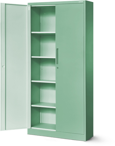 Dollap metalik Jan H, pastel jeshil