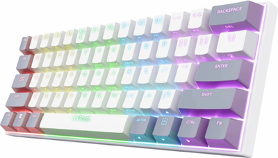 Tastierë gaming Trust GXT 873, mekanike, wireless, e bardhë