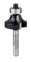 Freza skajuese Bosch Edge R16.2, bisht 6mm, me kushinetë, e zezë