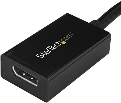 Përshtatës AV StarTech DVI-D - DisplayPort + USB-A, i zi