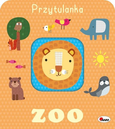 Libër edukativ për fëmijë Przytulanka Zoo AWM, 150x150mm, material plushi, shumëngjyrësh