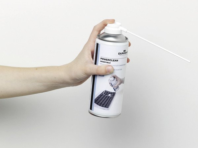 Spraj ajri i kompresu Durables PowerClean, 200 ml, me tub zgjatues, transparent