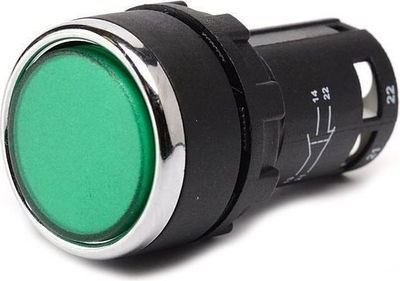 Buton kontrolli Emas (T0-MB101DY), i gjelbër
