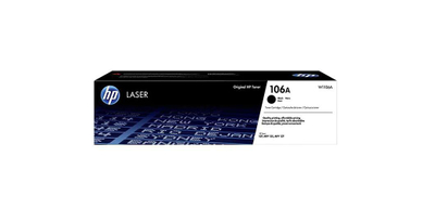Toner HP 106A W1106A, origjinal, paketë 2 copë, i zi