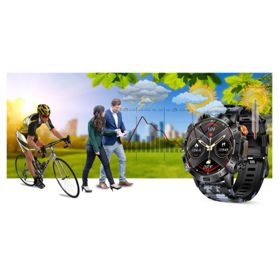 Smartwatch Gravity GT20-5, ekran 1.43" AMOLED, Bluetooth 5.0, i zi