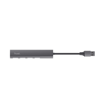 USB Hub Halyx, 4 porta USB 3.2 Gen1, 5Gbps, i argjendtë
