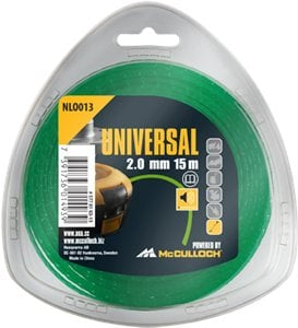 Litar krasitës bari Universal NLO013, 2.0mm, 15m, i portokalltë