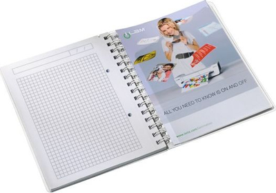 Bllok shënimesh Leitz WOW College Pad A5, 80 g/m², me spirale, vjollcë