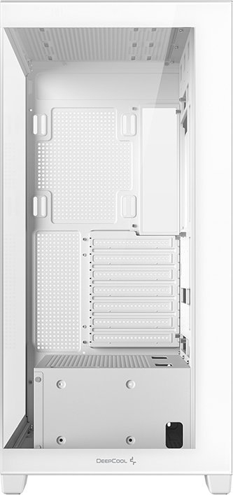 Kuti PC Deepcool CG580, mid tower, xham i temperuar, e bardhë