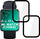 Mbrojtëse ekrani Alogy Full Glue 3D Flexible Glass, 2 copë, për Xiaomi Mi Watch China Version, me kornizë të zezë