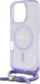 Këllëf crossbody Guess Script me MagSafe për iPhone 16 Pro 6.3", vjollcë