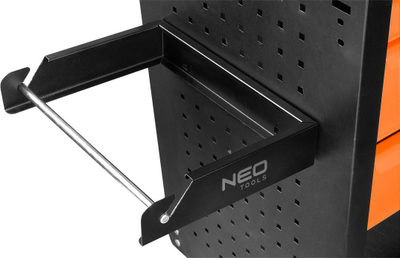 Mbajtës letre NEO TOP-84-271, çelik, për panele veglash, gri