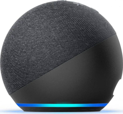 Altoparlant i zgjuar Amazon Echo 4th Gen me Alexa, WiFi, audio 360°, i zi