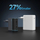 Karikues murit CUKTECH CUKAD1003EUG, GaN 100W, 2x USB-C 1x USB-A, gri