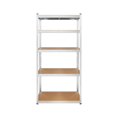 Raft metalik Rebel, 180x90x40 cm, 5 rafte, gri