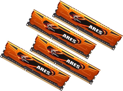 Memorie G.Skill Ares, DDR3, 32 GB, 1600 MHz, CL10, F3-1600C10Q-32GAO