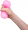 Top antistres Scented Gum Squish Ball, erë çamçakëzi, rozë