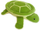 Lodër plushi Sun Day Turtle, 50cm, breshkë shtrirë, jeshile