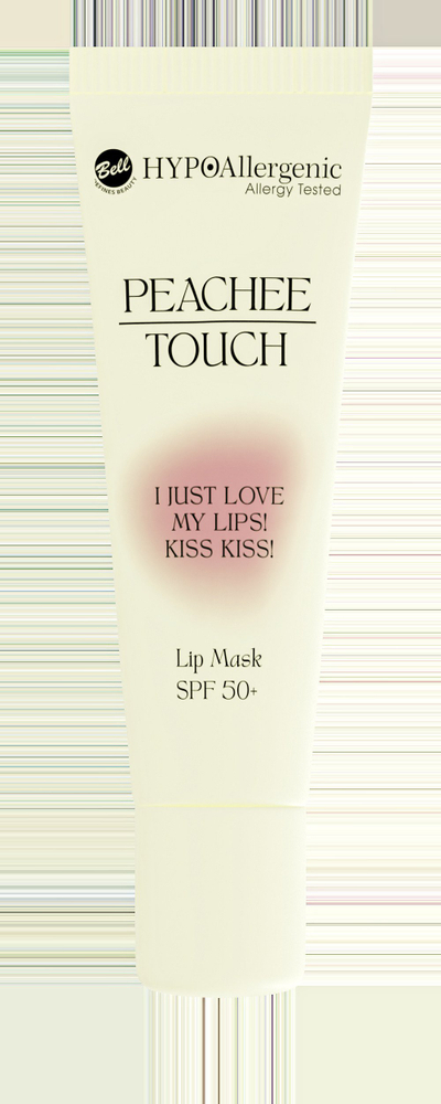 Maskë për buzë Bell Hypoallergenic Peachee Touch, SPF50, hipoalergjike