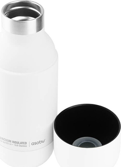 Termos Asobu Orb, 420 ml, çelik inox, ngjyrë dru