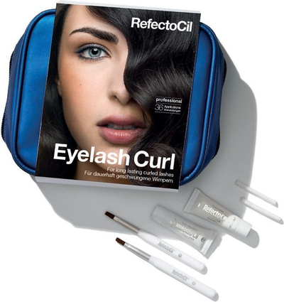 Set për kaçurrelim qerpikësh RefectoCil Eyelash Curl, profesional, me çantë blu për ta mbajtur me vete