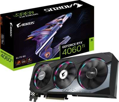 Kartelë grafike GIGABYTE GeForce RTX 4060 Ti ELITE, 8GB GDDR6